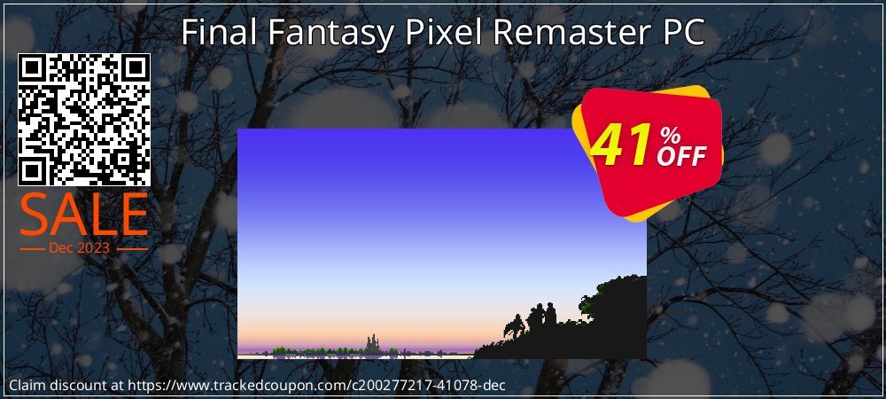 Final Fantasy Pixel Remaster PC coupon on National Pizza Party Day super sale