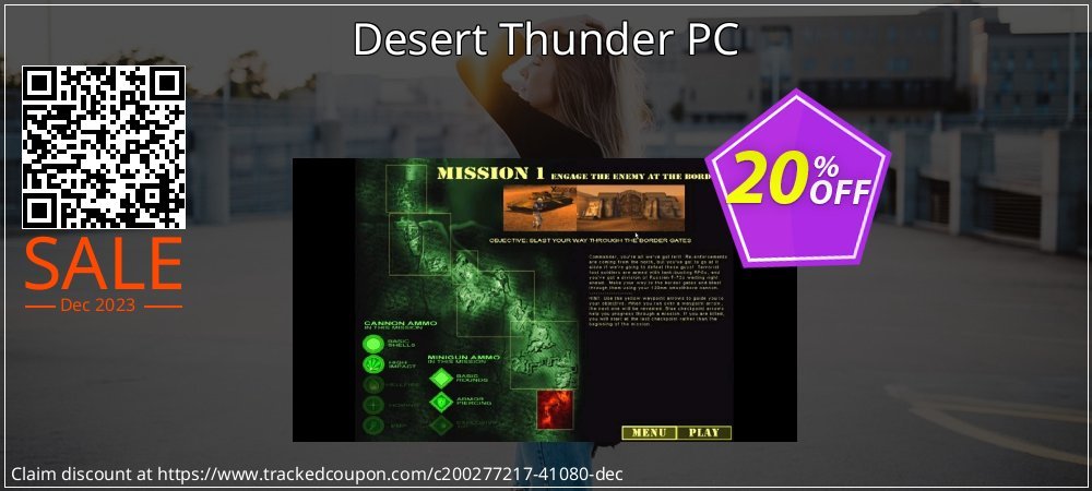 Desert Thunder PC coupon on Mother's Day promotions