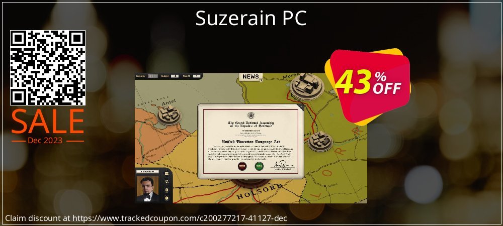 Suzerain PC coupon on National Memo Day deals