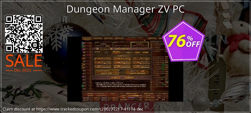 Dungeon Manager ZV PC coupon on National Smile Day discount
