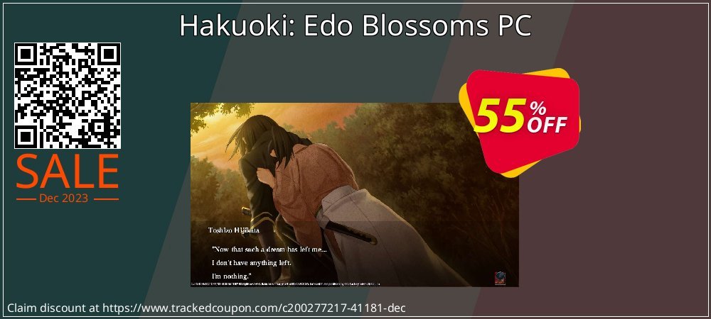 Hakuoki: Edo Blossoms PC coupon on World Whisky Day deals