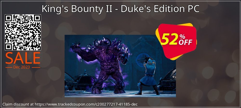 King's Bounty II - Duke's Edition PC coupon on National Walking Day offering discount