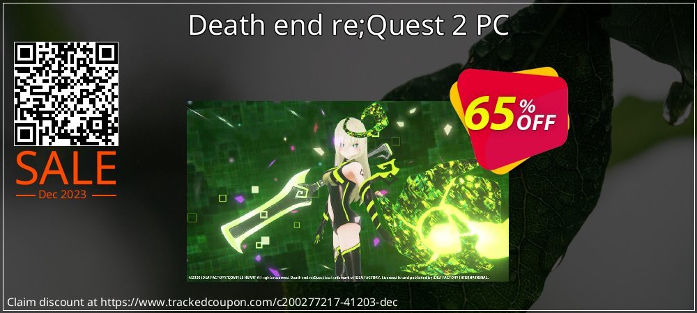 Death end re;Quest 2 PC coupon on National Pizza Party Day offering sales