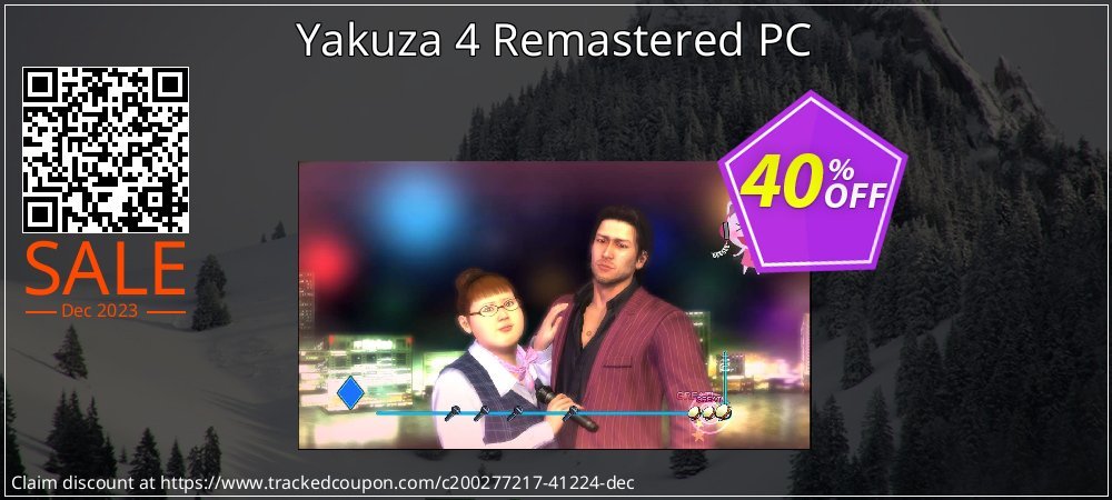 Yakuza 4 Remastered PC coupon on Tell a Lie Day discounts