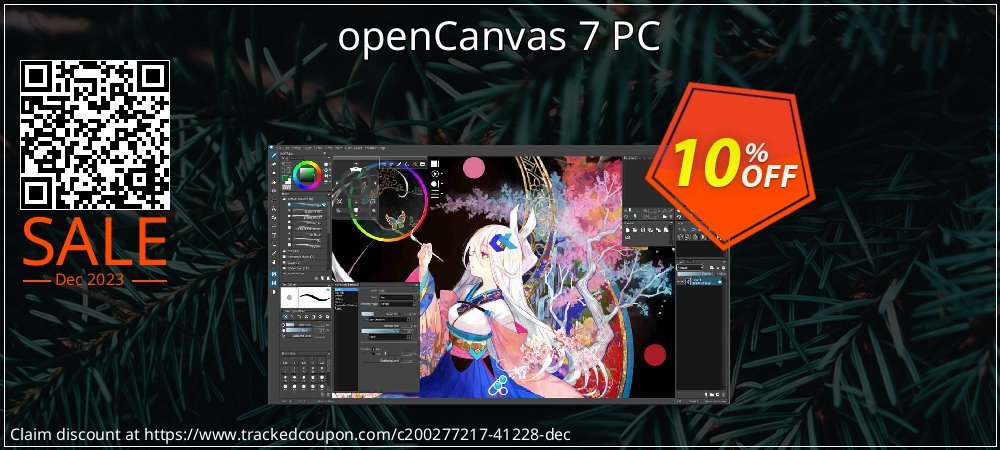 openCanvas 7 PC coupon on Easter Day offer