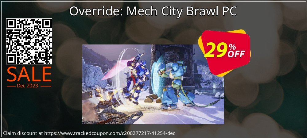Override: Mech City Brawl PC coupon on National Smile Day offer