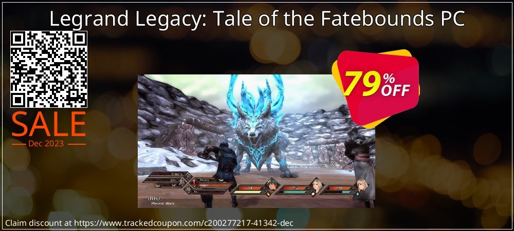 Legrand Legacy: Tale of the Fatebounds PC coupon on Working Day sales