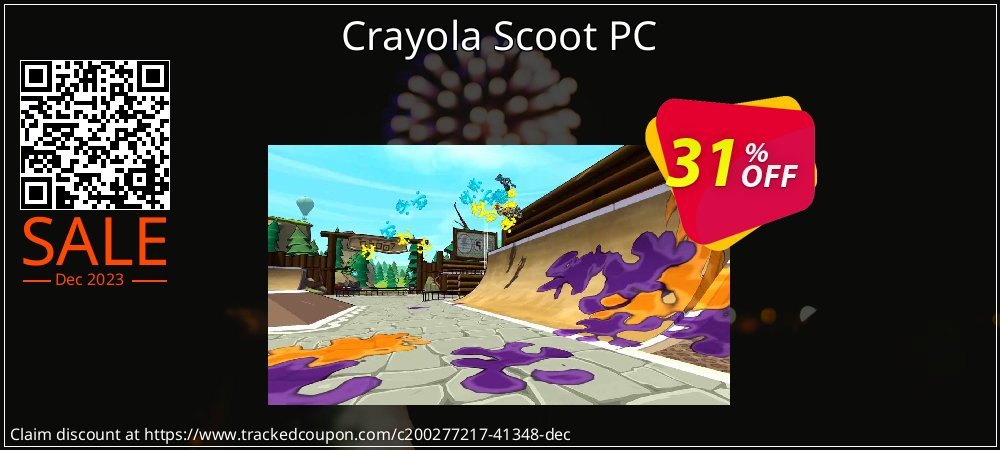 Crayola Scoot PC coupon on National Pizza Party Day super sale