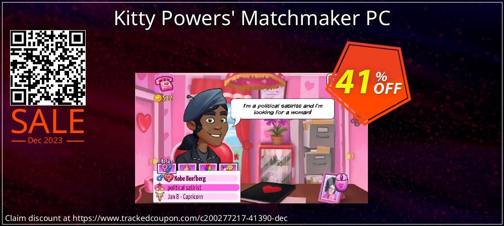 Kitty Powers' Matchmaker PC coupon on Mother's Day discount