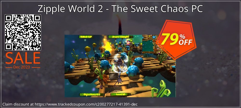Zipple World 2 - The Sweet Chaos PC coupon on National Loyalty Day offering discount