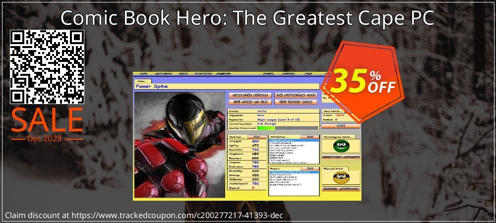 Comic Book Hero: The Greatest Cape PC coupon on Constitution Memorial Day super sale