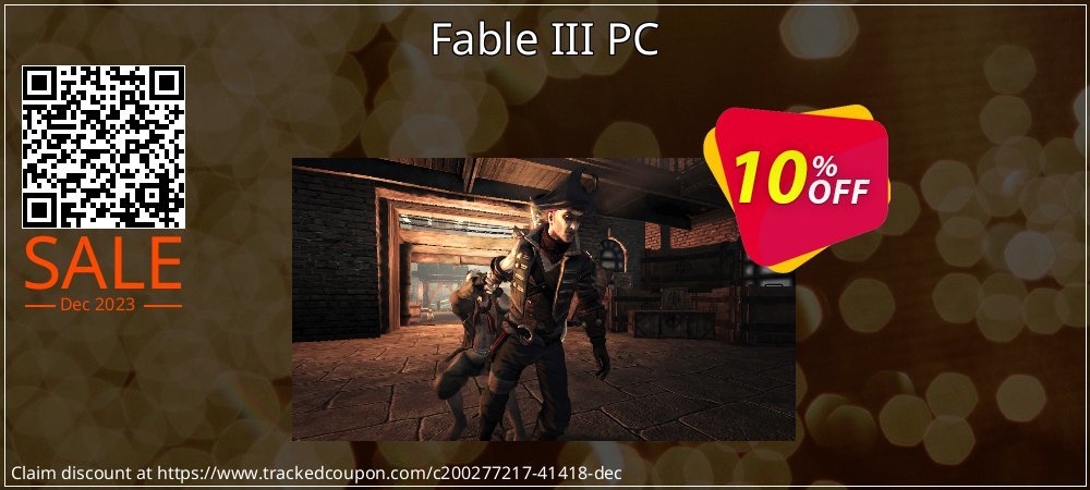 Fable III PC coupon on National Pizza Party Day offering discount