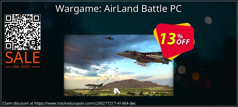 Wargame: AirLand Battle PC coupon on National Smile Day offering sales