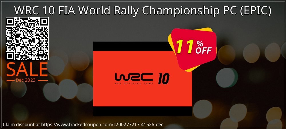 WRC 10 FIA World Rally Championship PC - EPIC  coupon on World Party Day discount