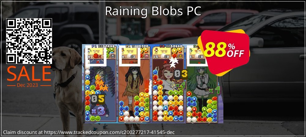 Raining Blobs PC coupon on Mother's Day offering sales