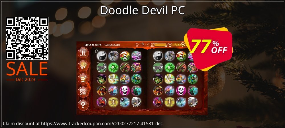 Doodle Devil PC coupon on World Whisky Day offering sales