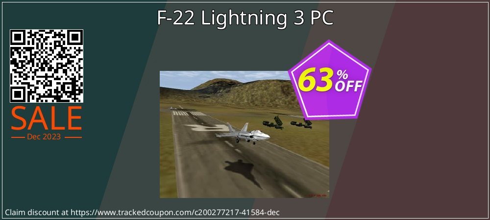 F-22 Lightning 3 PC coupon on National Smile Day promotions