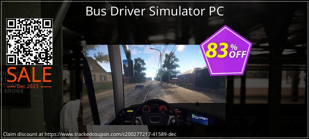 Bus Driver Simulator PC coupon on National Smile Day offering discount