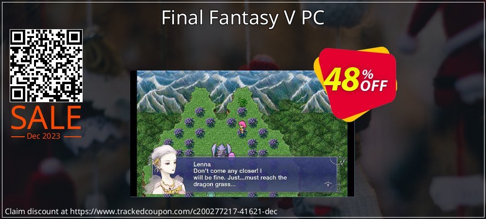 Final Fantasy V PC coupon on World Whisky Day sales