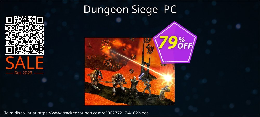 Dungeon Siege  PC coupon on National Memo Day deals