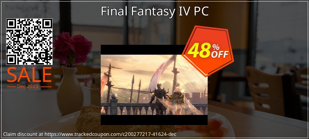 Final Fantasy IV PC coupon on National Smile Day discount