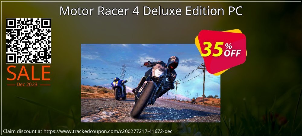 Motor Racer 4 Deluxe Edition PC coupon on April Fools' Day offering sales