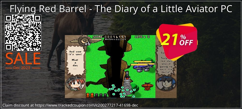 Flying Red Barrel - The Diary of a Little Aviator PC coupon on National Pizza Party Day offering sales