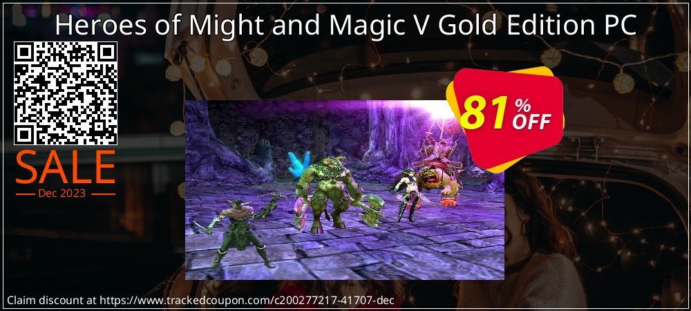 Heroes of Might and Magic V Gold Edition PC coupon on National Memo Day offering sales