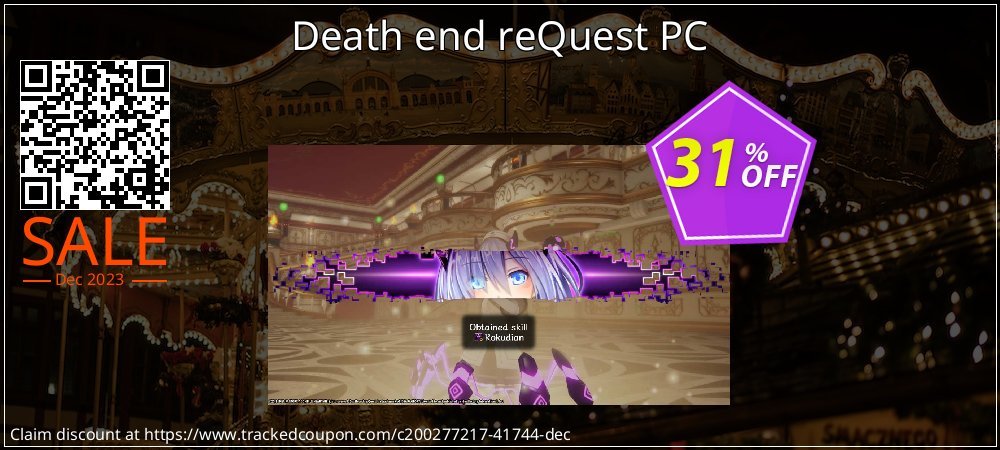 Death end reQuest PC coupon on National Smile Day super sale