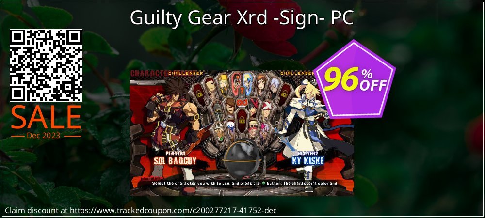 Guilty Gear Xrd -Sign- PC coupon on Working Day offering sales