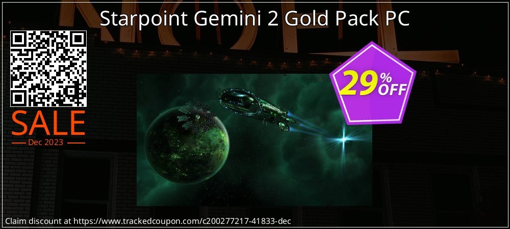 Starpoint Gemini 2 Gold Pack PC coupon on National Pizza Party Day offering sales