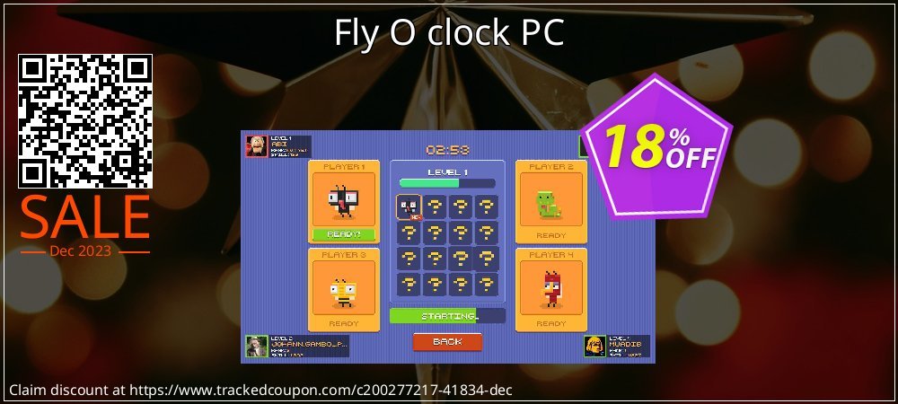 Fly O clock PC coupon on National Smile Day super sale