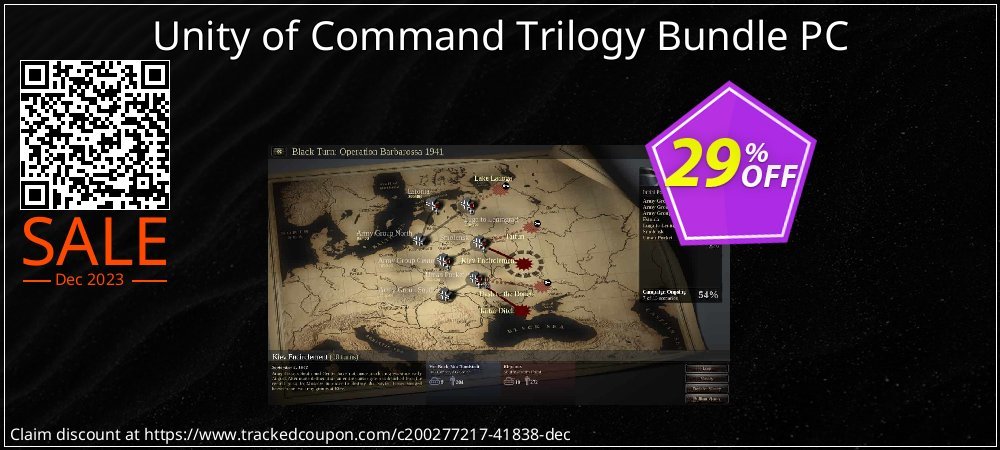 Unity of Command Trilogy Bundle PC coupon on National Pizza Party Day deals