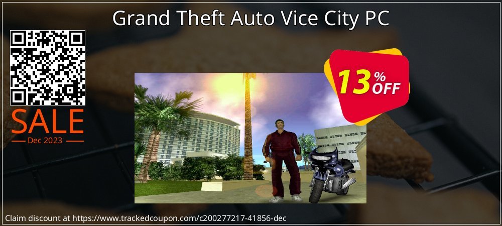 Grand Theft Auto Vice City PC coupon on World Party Day sales