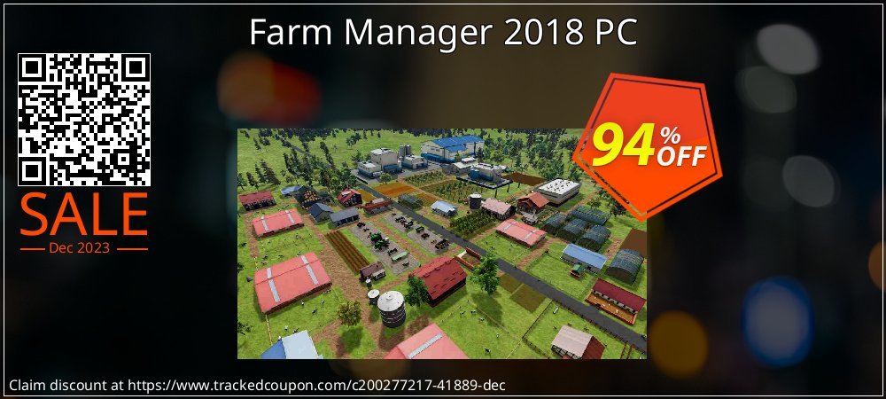 Farm Manager 2018 PC coupon on National Smile Day discounts