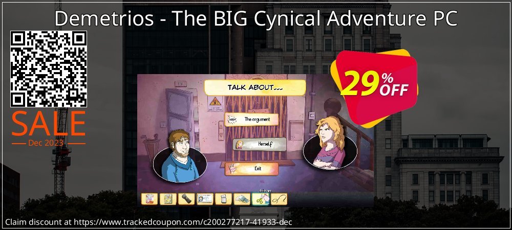 Demetrios - The BIG Cynical Adventure PC coupon on Easter Day offering sales