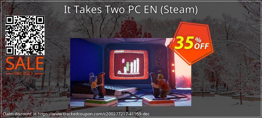 It Takes Two PC EN - Steam  coupon on National Smile Day offering sales