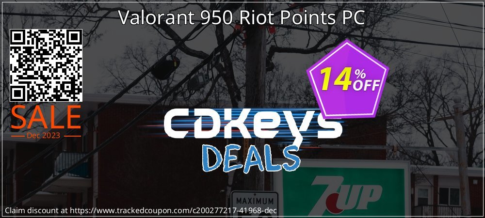 Valorant 950 Riot Points PC coupon on National Pizza Party Day offering sales