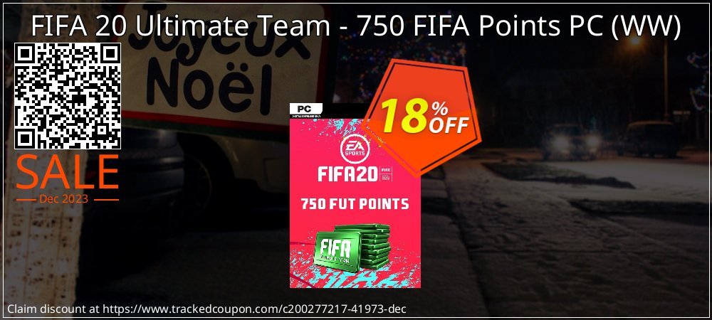 FIFA 20 Ultimate Team - 750 FIFA Points PC - WW  coupon on National Pizza Party Day deals