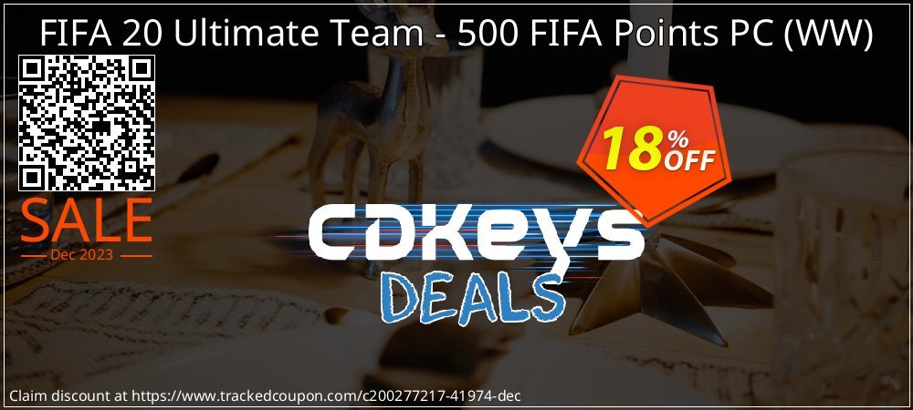 FIFA 20 Ultimate Team - 500 FIFA Points PC - WW  coupon on National Smile Day offer