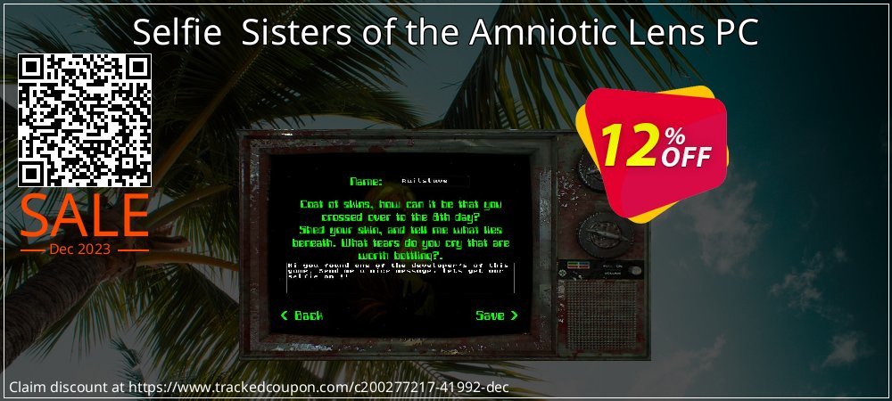Selfie  Sisters of the Amniotic Lens PC coupon on National Memo Day offer