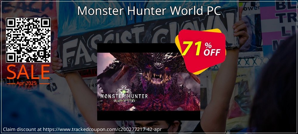 Monster Hunter World PC coupon on April Fools' Day sales