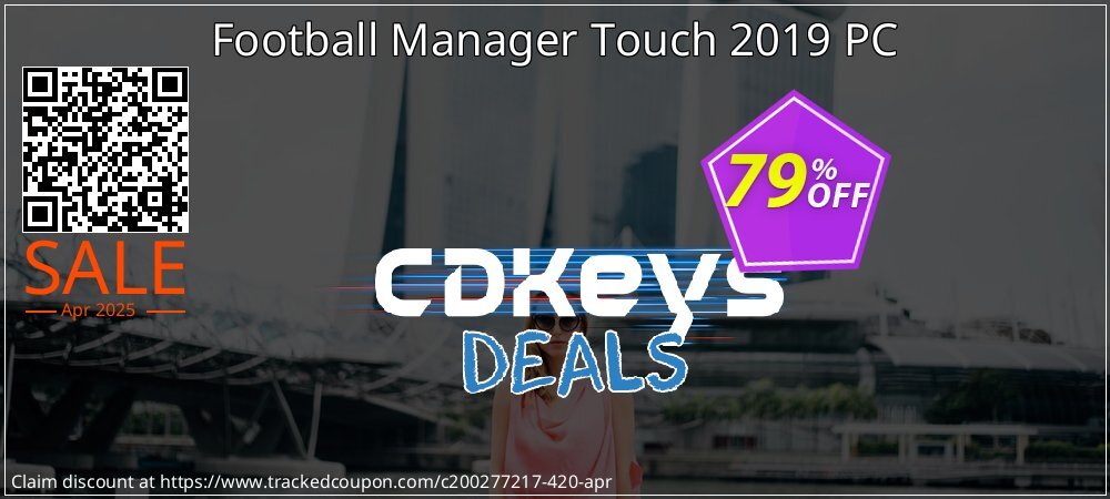 Football Manager Touch 2019 PC coupon on National Walking Day sales