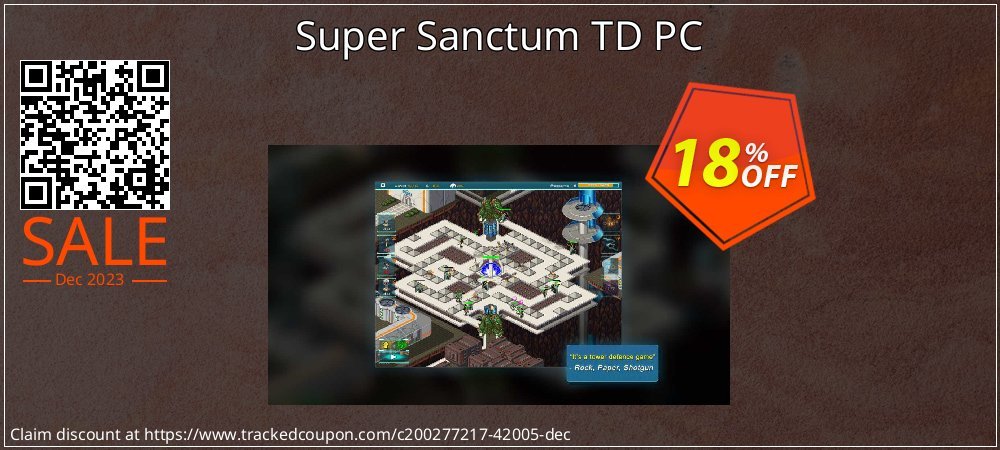 Super Sanctum TD PC coupon on National Walking Day offering sales