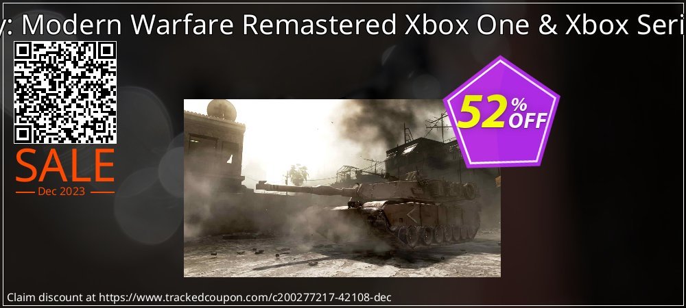 Call of Duty: Modern Warfare Remastered Xbox One & Xbox Series X|S - US  coupon on Easter Day sales