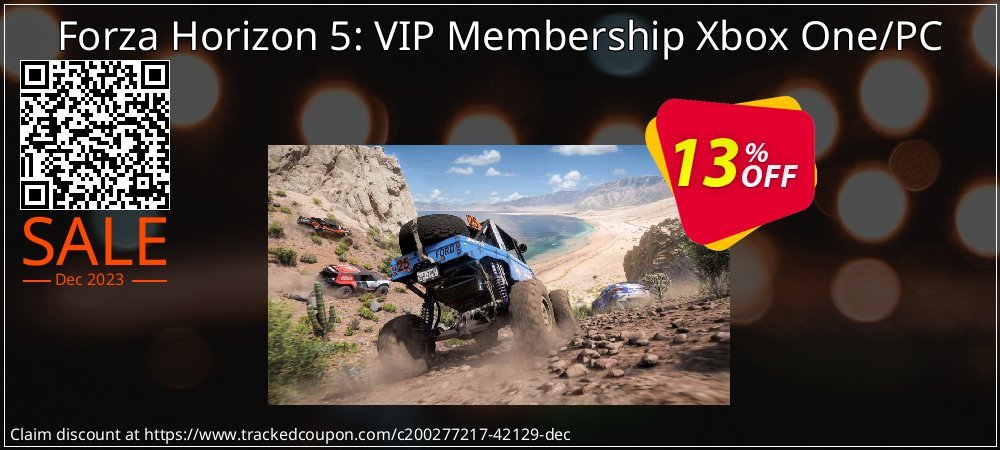 Forza Horizon 5: VIP Membership Xbox One/PC coupon on Tell a Lie Day discount