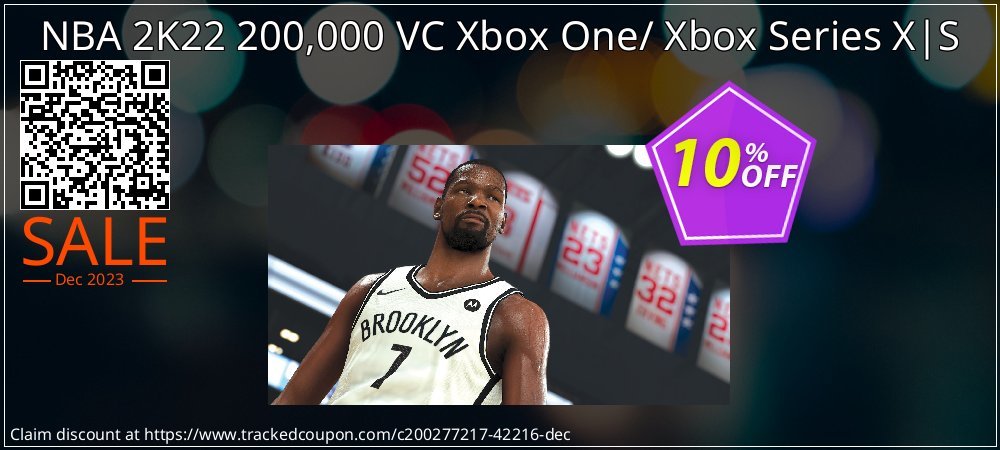 NBA 2K22 200,000 VC Xbox One/ Xbox Series X|S coupon on World Party Day sales