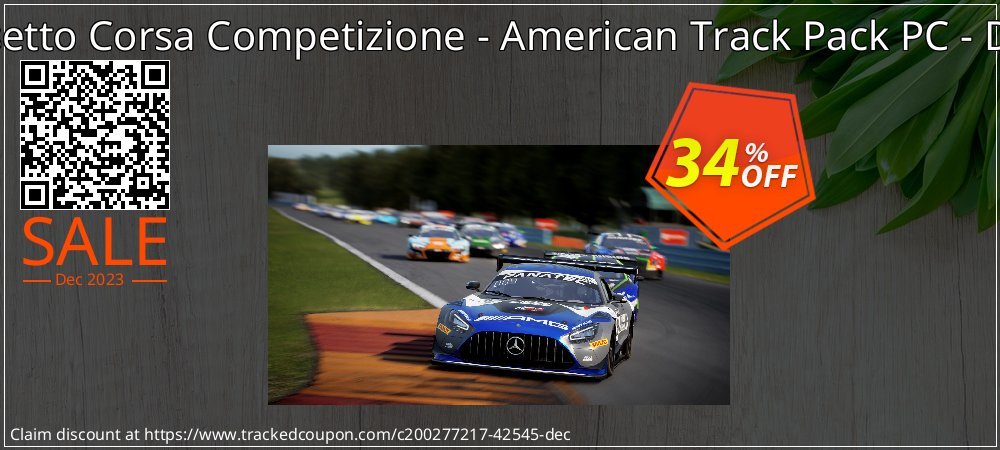 Assetto Corsa Competizione - American Track Pack PC - DLC coupon on National Walking Day offering sales