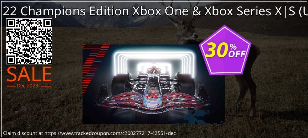 F1 22 Champions Edition Xbox One & Xbox Series X|S - US  coupon on World Whisky Day discount