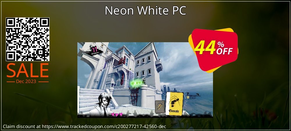 Neon White PC coupon on National Walking Day offer